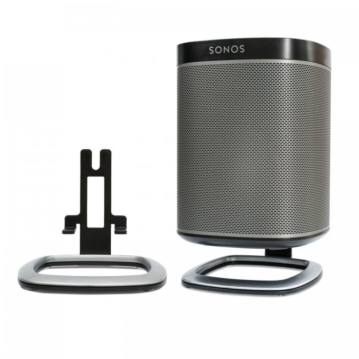 Flexson FLXP1DS Desk Stands for SONOS PLAY:1 Wireless Speakers BLACK (Pair) - Open Box - Click Image to Close