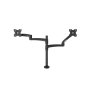 Kanto DM2032 Dual Arm Desktop Monitor Mount BLACK