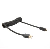 Ultralink ULPHCA2D Coiled HDMI Cable A to D 12in