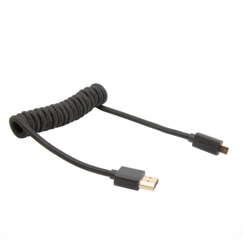 Ultralink ULPHCA2D Coiled HDMI Cable A to D 12in