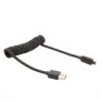 Ultralink ULPHCA2D Coiled HDMI Cable A to D 12in