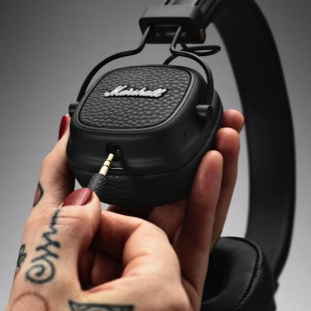 Description image for Marshall Major III On-Ear Headphones with Bluetooth aptX BLACK