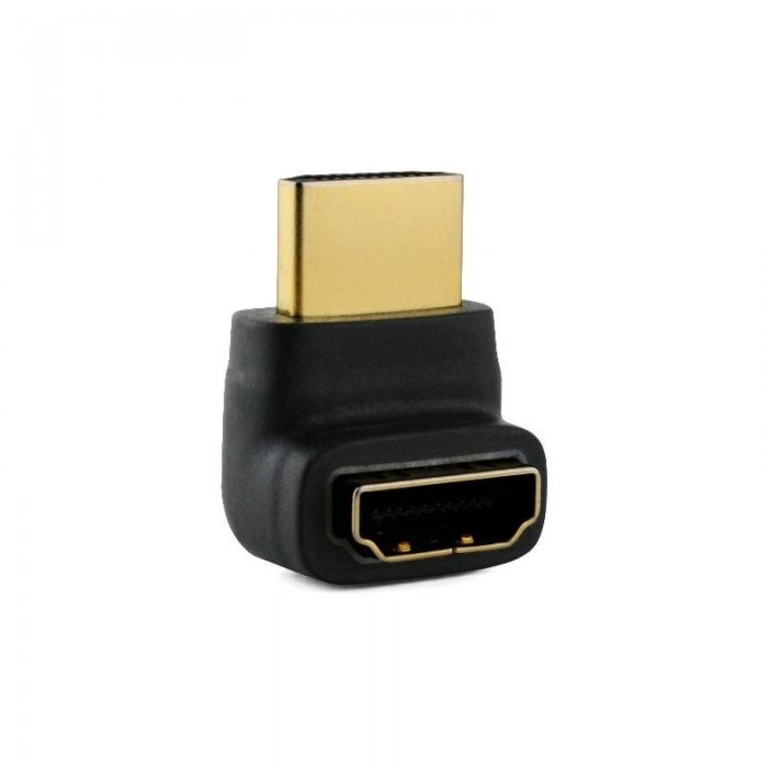 Rocelco HD-RT-ANGLE-UP/DOWN HDMI Right Angle Adapter Up/Down - Click Image to Close