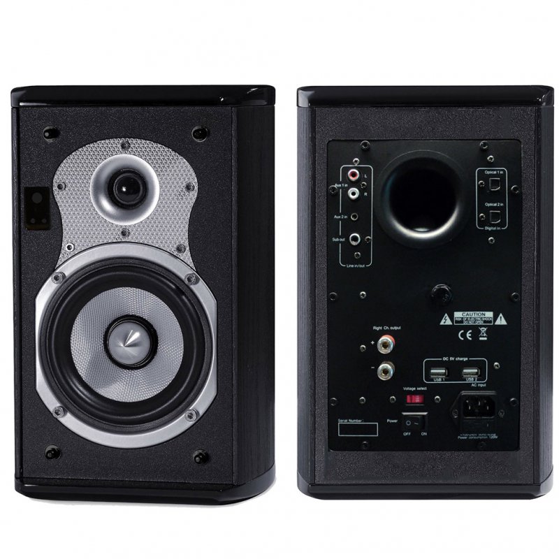 Sinclair WBT50 Powered Bookshelf Speakers with Bluetooth Connectivity