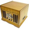 Technosonic 3-Speed Turntable with Stand and Clock (Oak)