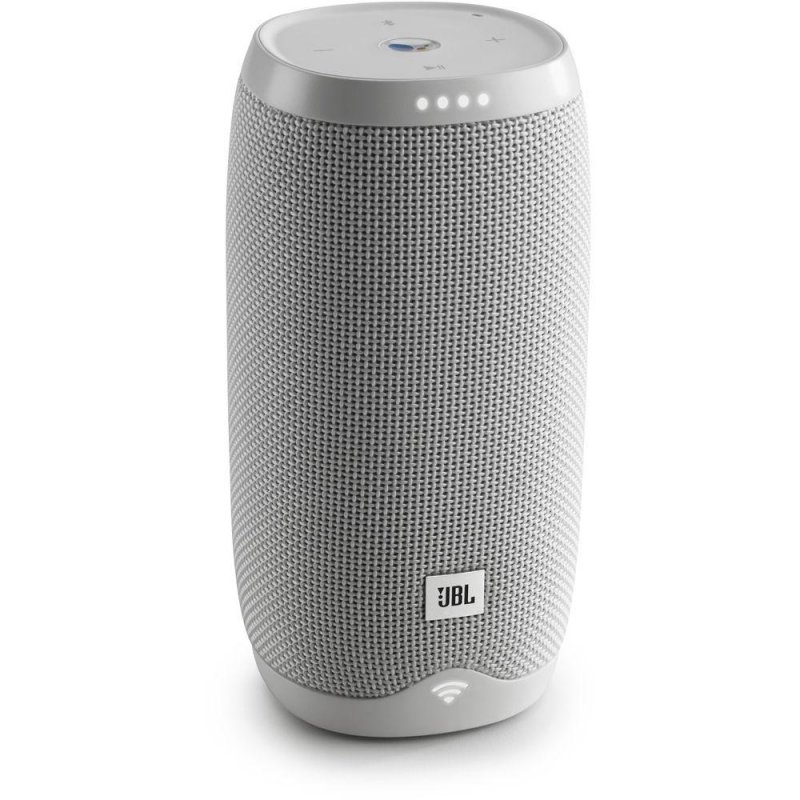 JBL LINK 10 Voice Activated Portable Waterproof Wi-Fi Speaker WHITE
