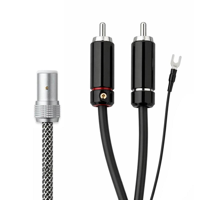 Pro-Ject Connect it 5P SI DIN to RCA Phono Cable Pure Silver 1.23m