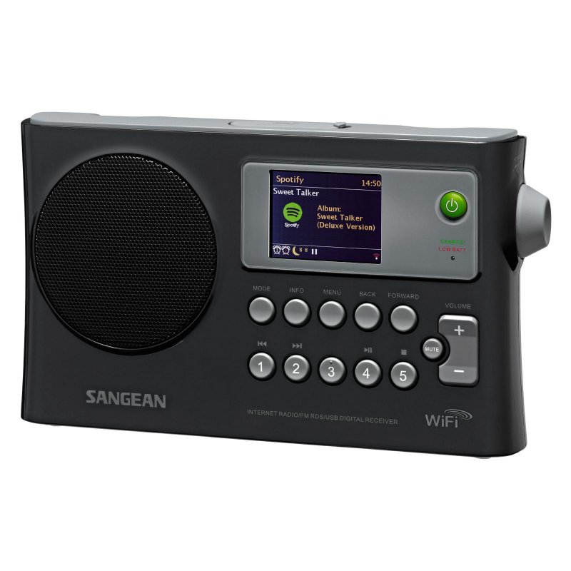 Sangean WFR-28 Portable Internet Radio / FM-RBDS / USB Network Music Player