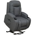 Home Touch HTD-LC7027 Dual Motor Power Cup Holders Recline and Leg Raise Lift chair GREY