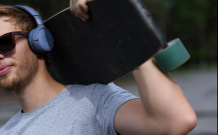 Description image for JBL Tune 660NC Wireless On-Ear Active Noise-Cancelling Headphones WHITE
