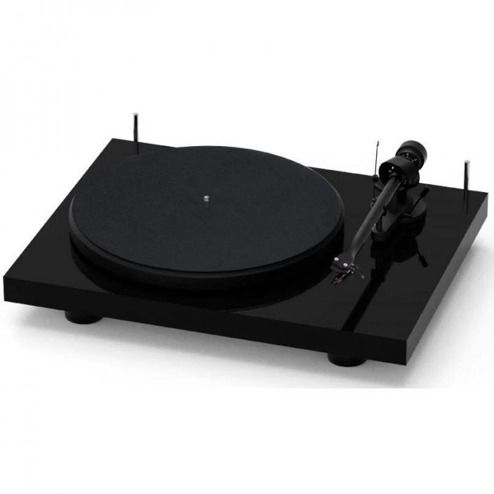 Pro-Ject Debut III Phono Wireless Bluetooth Turntable with Pre-adjusted Ortofon OM5e BLACK - Click Image to Close