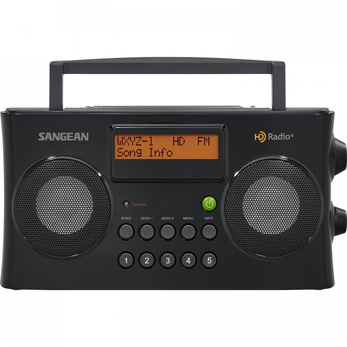 Sangean HDR-16 HD Digital Audio AM/FM Radio BLACK - Click Image to Close