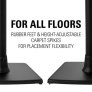 Sanus WSS22 Wireless Speaker Stands for the Sonos One PLAY:1 & PLAY:3 (Pair) BLACK