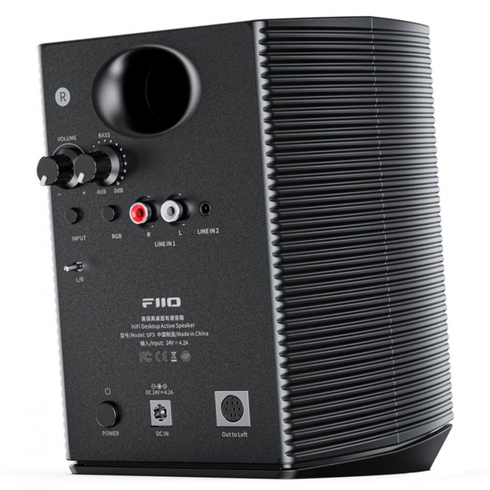 FiiO SP3 Desktop Speakers with 3.5" Carbon Fiber Woofer and 1" Silk Tweeter - Click Image to Close