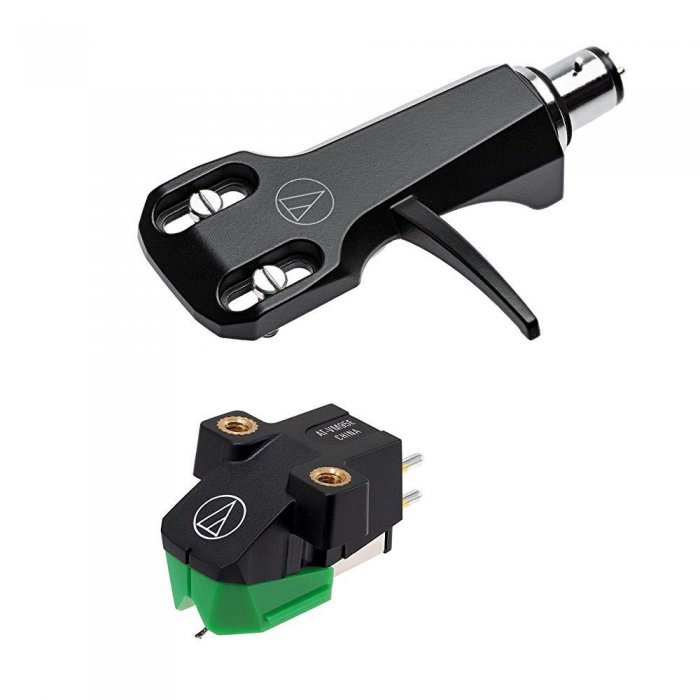 Audio-Technica AT-VM95E/H Turntable Headshell Cartridge Combo Kit - Click Image to Close