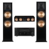 Onkyo TX-RZ70 & Klipsch RF-7 III / RC-64 III Premium Home Theater Speaker System Bundle BLACK