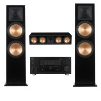 Onkyo TX-RZ70 & Klipsch RF-7 III / RC-64 III Premium Home Theater Speaker System Bundle BLACK