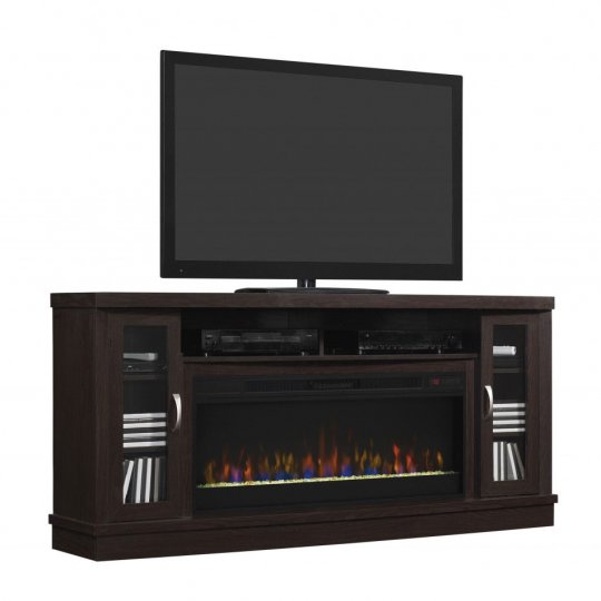 Bell'O HUTCHINSON Infrared Entertainment Center Oak Espresso