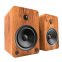 Kanto YU6WALNUT Powered Bookshelf Speakers WALNUT - Open Box