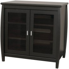 TechCraft SWD30B 30" Wide "Tall Boy" TV Stand BLACK