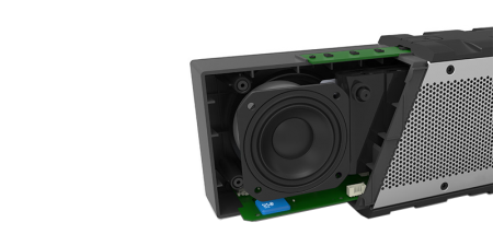 The BRV-HD Bluetooth waterproof speaker has elevated bass and a deep rich sound.