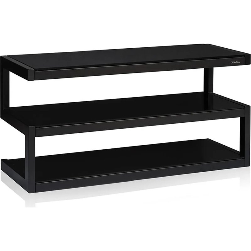 NorStone ESSE 43-Inch 3-Shelft AV Rack BLACK SATIN