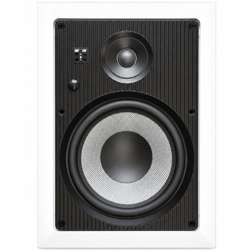 Angstrom Ambienti AV 8W 8-Inch In-Wall Speakers (Pair) WHITE