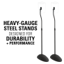 Sanus HTB3-B3 28 to 38-Inch Adjustable Speaker Stand (Pair) BLACK