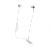 Audio Technica ATH-CK200BTWH Wireless In-Ear Headphones with In-line Mic & Control White