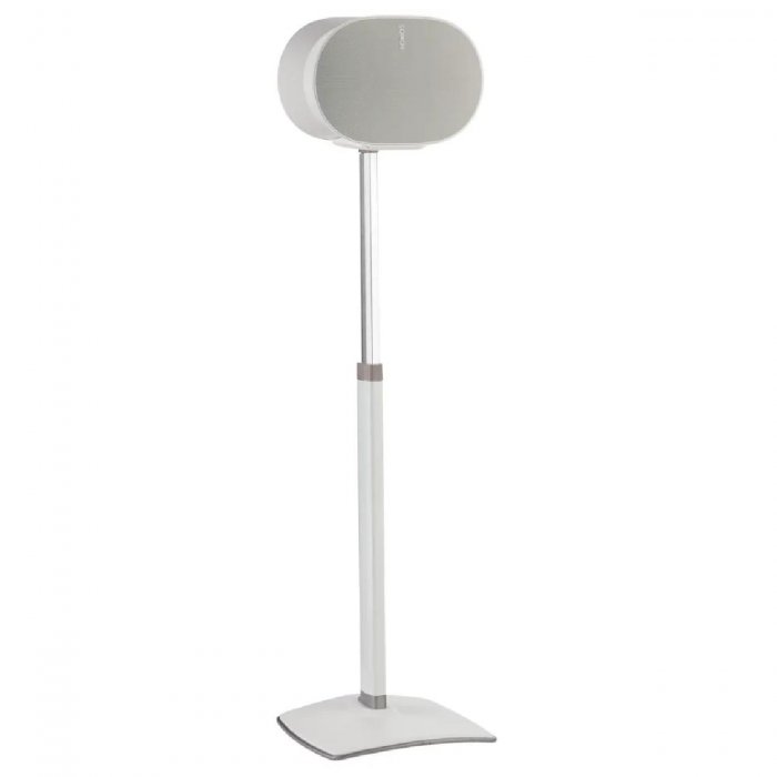 Sanus WSSE3A1 Height-Adjustable Speaker Stand for Sonos Era 300 (Single) WHITE - Click Image to Close