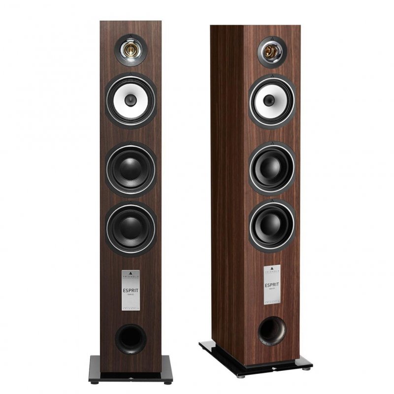 Triangle Gaia EZ 3-Way Compact Floorstanding Speaker (Pair) WALNUT