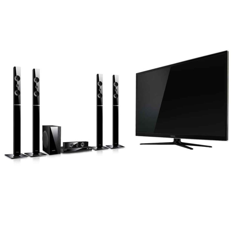 Samsung PN64E8000 64-Inch 3D Plasma & Samsung HT-E5350 3D Blu-Ray Theatre BUNDLE