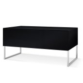 NorStone KHALM 100 Modular TV Stand with IR Glass Door Wall Mount or Floor Cabinet for TVs up to 60 Inch BLACK