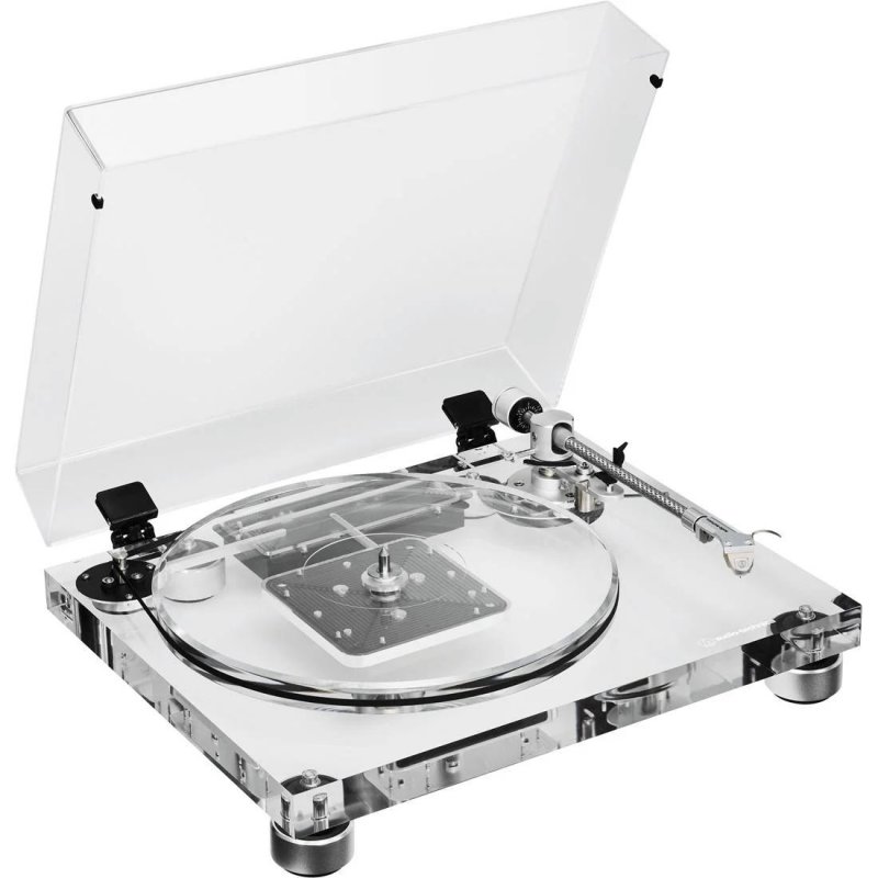 Audio-Technica AT-LPA2 Fully Manual Hi-Fi Belt-Drive Turntable ACRYLIC