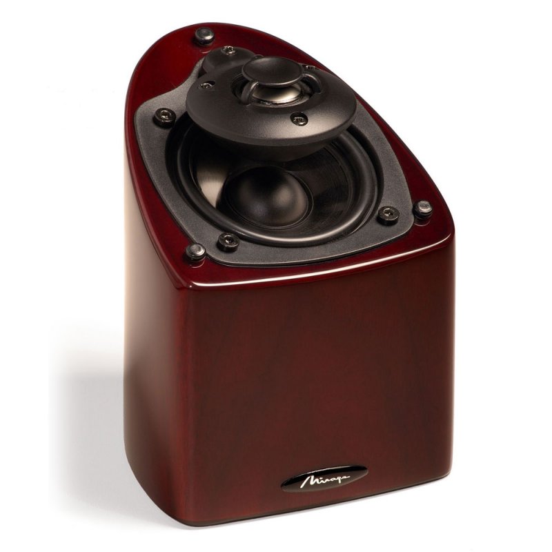 Mirage NanoSat Prestige Satellite Speaker - Rosewood