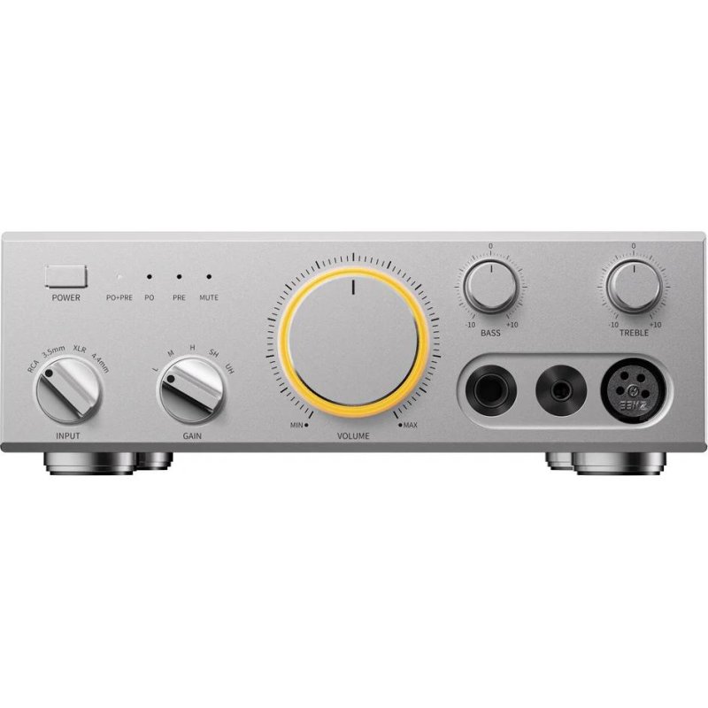 FiiO CLASS A Fully Discrete Class A Balanced Headphone Amplifier & Preamplifier SILVER