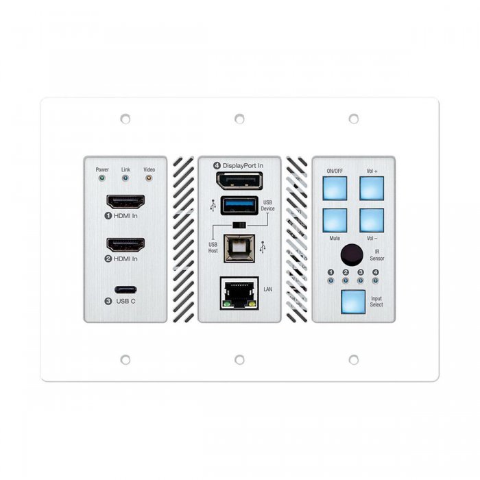 Key Digital KDX4X1WUTX 4x1 4K Wall Plate Switcher (Transmitter Only) - Click Image to Close
