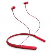 JBL Live 220BT Wireless Neckband In-Ear Headphones RED
