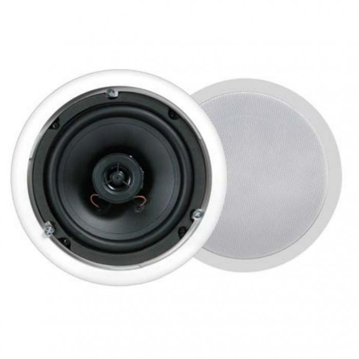 Omage IWRD6.5 6.5-Inch In-Ceiling Speakers Pair WHITE - Click Image to Close