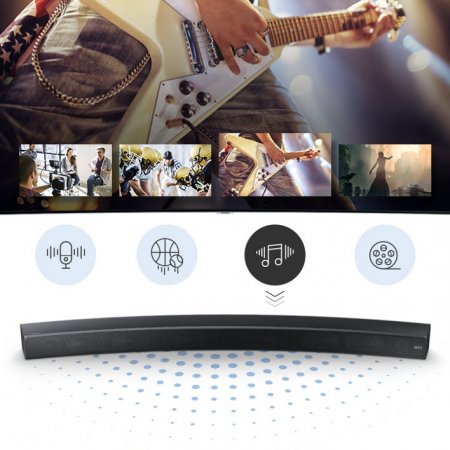 Description image for Samsung HW-MS6500 Curved Premium Soundbar DARK TITAN
