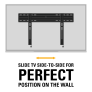Sanus CILL2 Black Series Super Slim Fixed Mount 32-Inch To 80-Inch BLACK