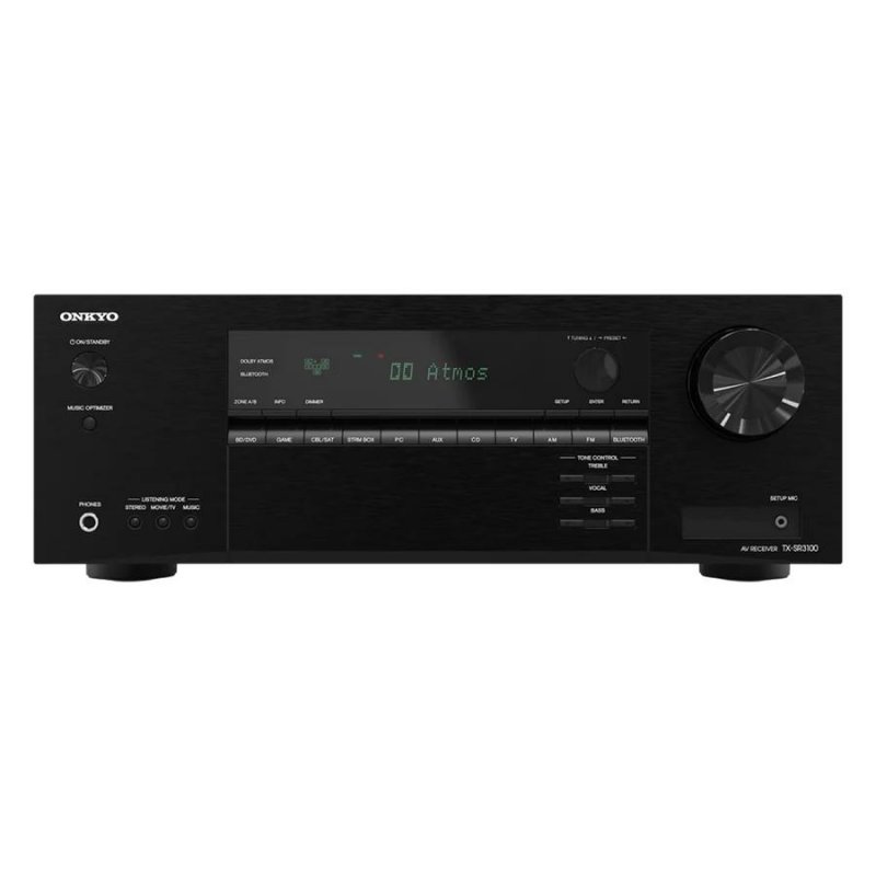 Onkyo TX-SR3100 5.2 Channel Home Theater Receiver Bluetooth & Dolby Atmos BLACK - Open Box