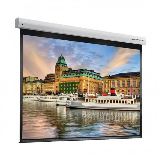 Grandview CB-MIR 120" Integrated Cyber Motorized White Casing Projection Screen 4:3