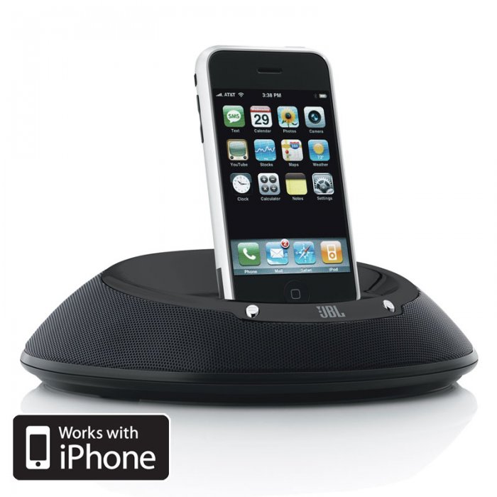 JBL On Stage IIIP Portable Loudspeaker Dock for iPod and iPhone - Click Image to Close