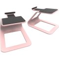 Kanto Living SE2P Elevated Desktop Speaker Stands for Small Speakers PINK