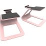 Kanto Living SE2P Elevated Desktop Speaker Stands for Small Speakers PINK