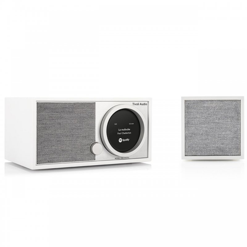 Tivoli Audio M1DWHT STEREO Wireless Radio Combo WHITE