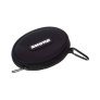 Shure EASCASE Round Soft Zippered Earphone Pouch BLACK