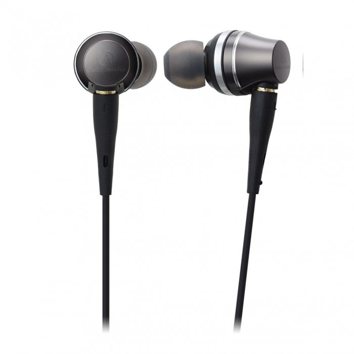 Audio Technica ATH-CKR90iS In-Ear High-Resolution Headphones with Mic & Control - Click Image to Close