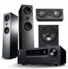 Mission LX & Onkyo TX-SR393 with LX-4 Towers, LX-C & Subwoofer Speaker Package BUNDLE